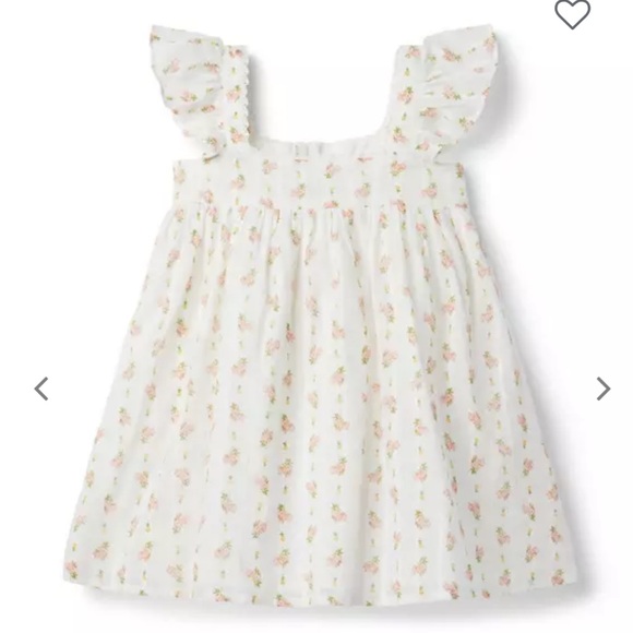 Janie and Jack Other - Janie and Jack FLORAL RUFFLE SLEEVE SUNDRESS